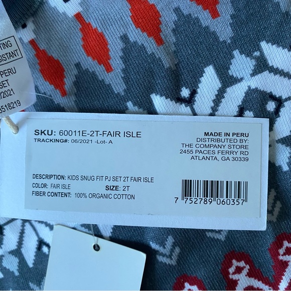 NWT The Company Store Holiday Pajamas Size 2t - Picture 6 of 6